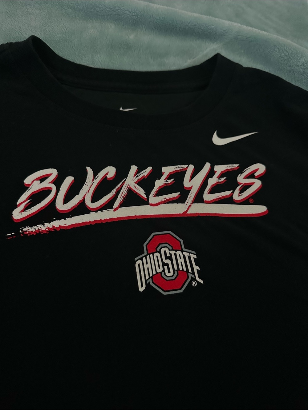 Ohio State Buckeyes slightly cropped Nike box tee